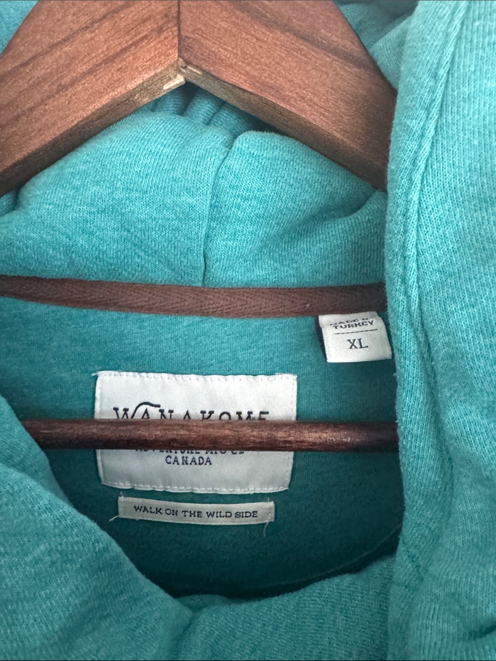 Wanakome Hoodie Women’s  Teal, Seafoam & White size XL - Picture 2 of 4